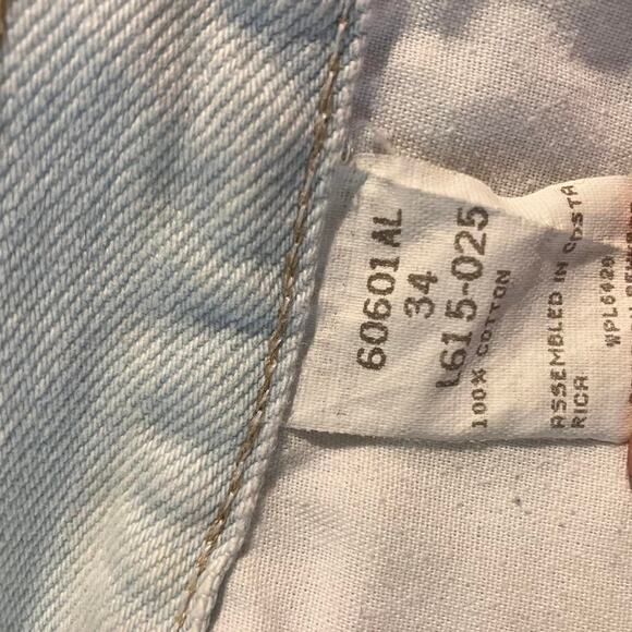 Vintage 90s Wrangler‎ Light Wash Denim Jorts - Picture 2 of 5